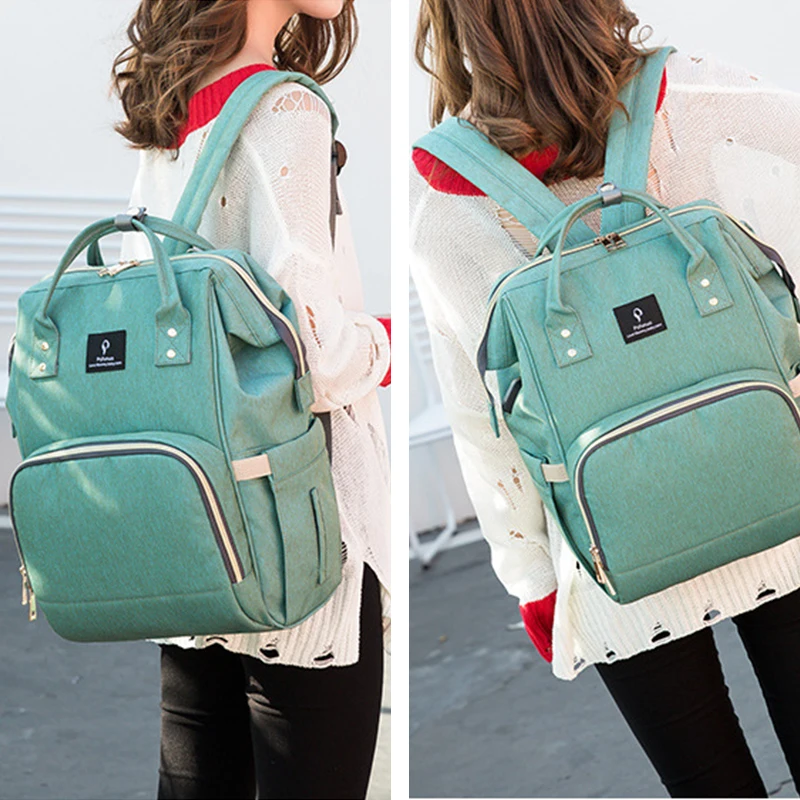 Baby Diaper Bag Fashion Mummy Maternity Nappy Bags Brand Large Capacity Stroller Bag Travel Backpack Nursing Bag Baby CareBag (3)