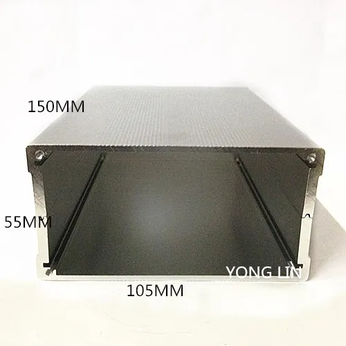1pcs aluminum box/controller aluminum box/150*105*55aluminum case trainborn underplating