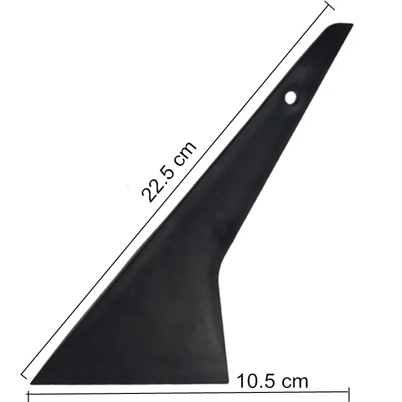 EHDIS теплостойкий пластиковый скребок для окон, инструмент для тонировки, с длинной ручкой, треугольный скребок, автомобильный скребок для очистки стекла, стеклоочиститель A60