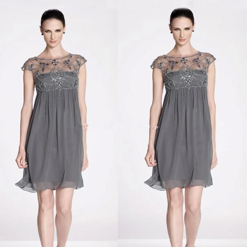 empire waist cocktail dresses with sleeves