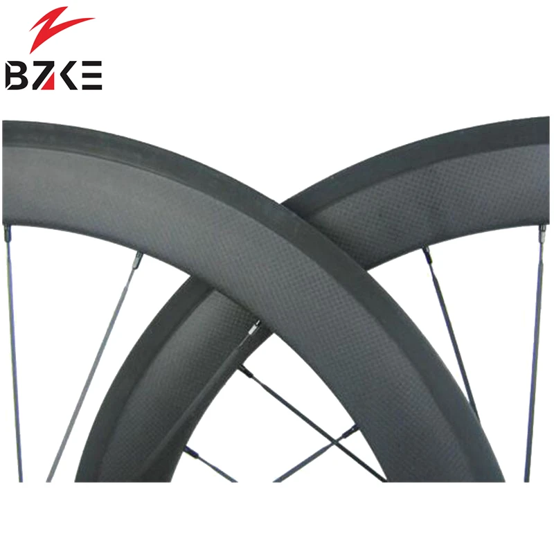 Clearance BZKE carbon road bike wheels 38mm carbon wheel racing bicycle wheelset R39 carbon wheels clincher tubular 700c wheels 25mm width 4