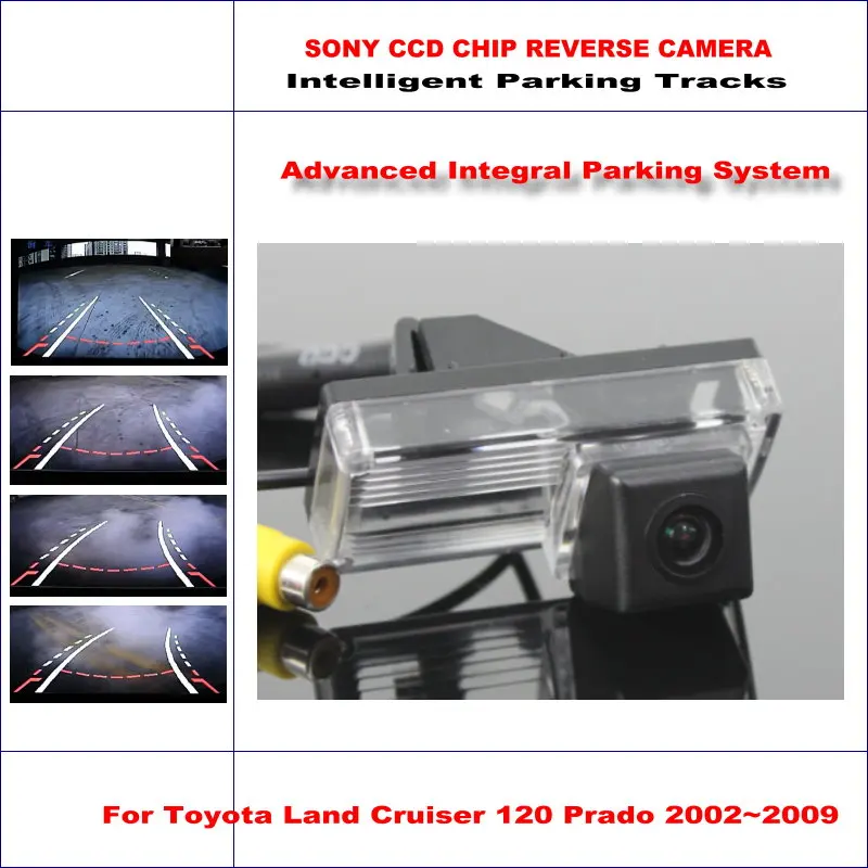 

Backup Rear Reverse Camera For Toyota Land Cruiser 120 Prado 2002~2009 / HD 860 * 576 580 TV Lines Intelligent Parking Tracks