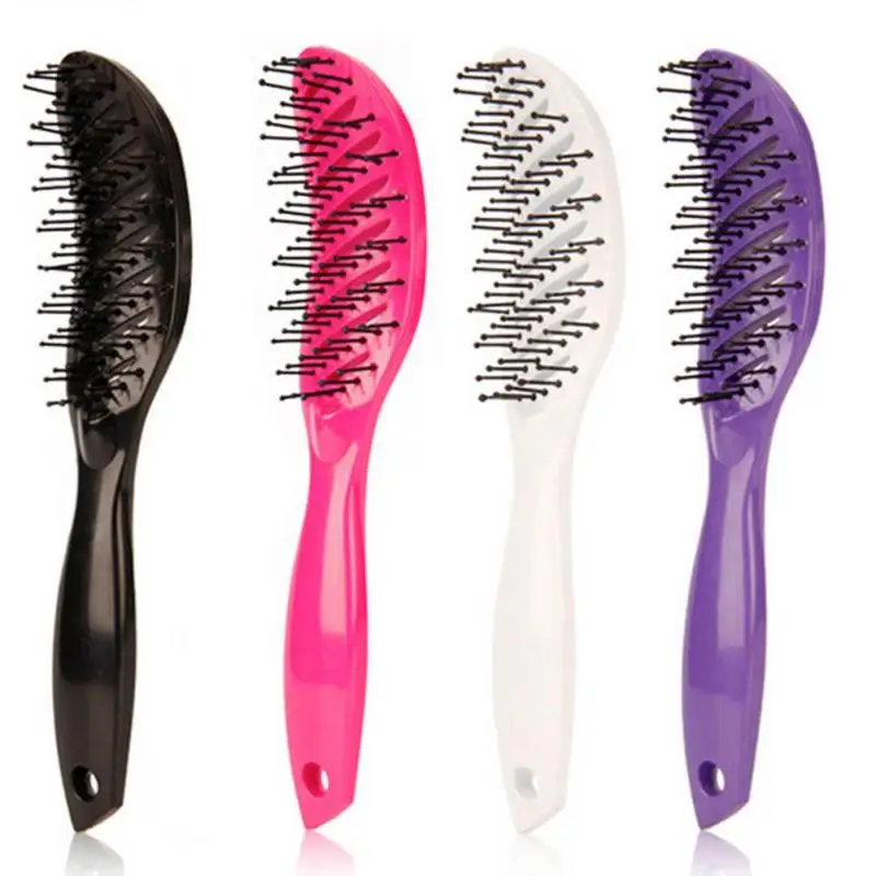 1 Pc Hair Scalp Massage Comb Hairbrush Nylon Women Wet ...