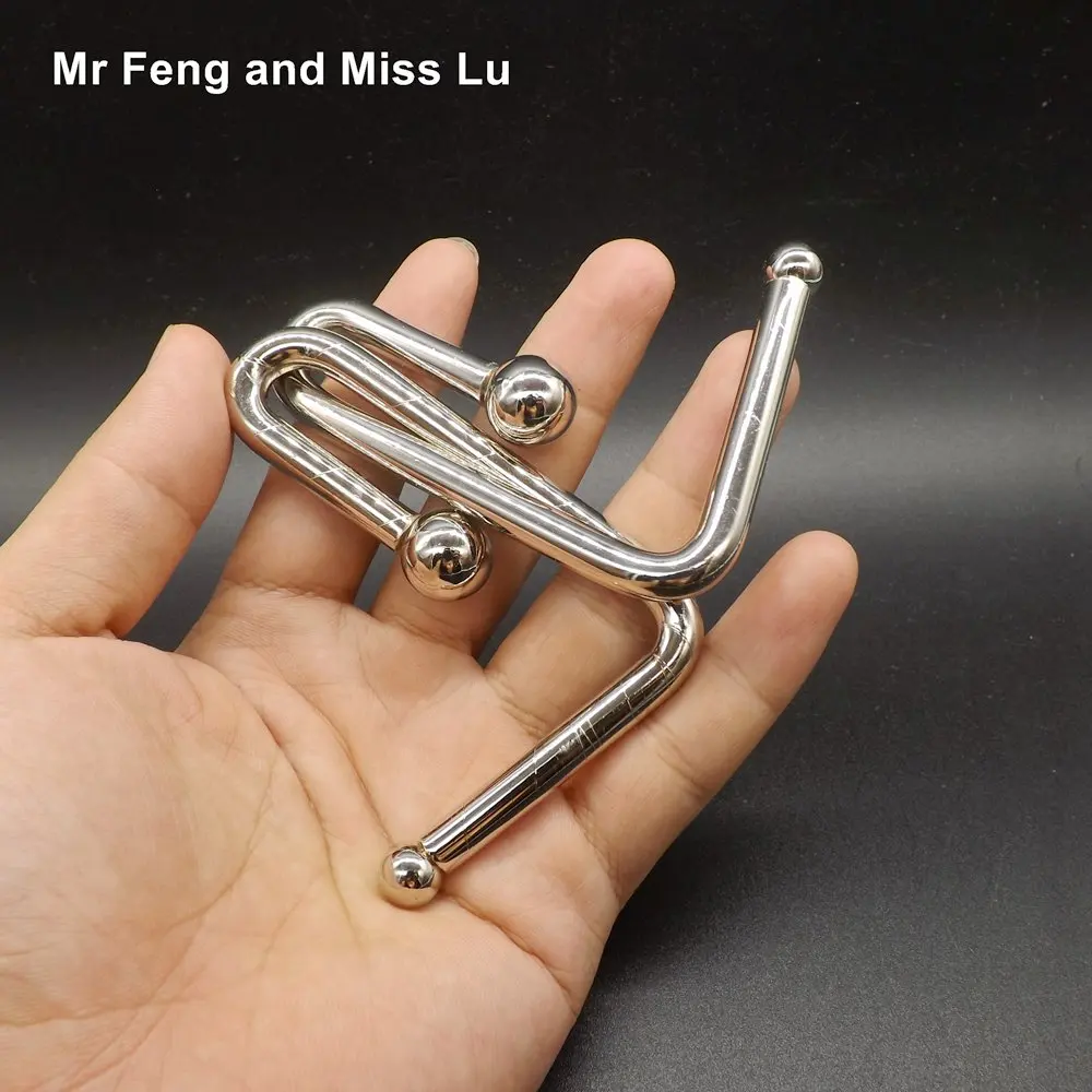 Magic Lock Buckle Gadget Intelligence Toys Adults Metal Wire Puzzle