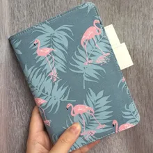 Холщовая Обложка с дизайном времени ручной работы A6 Блокнот канцелярские принадлежности diaryhobonichi стиль Руководство фламинго