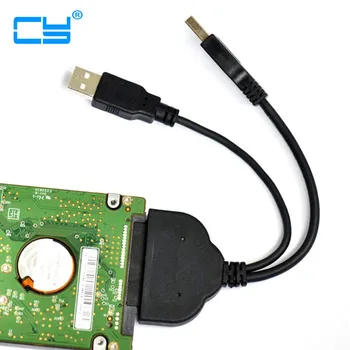 

USB 3.0 to SATA 22Pin 2.5" Hard disk driver Adapter With extral USB Power cable