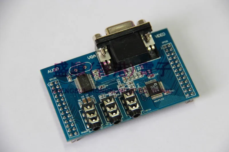 WM8731 TLV320AIC23 ADV7123 digital audio VGA display module