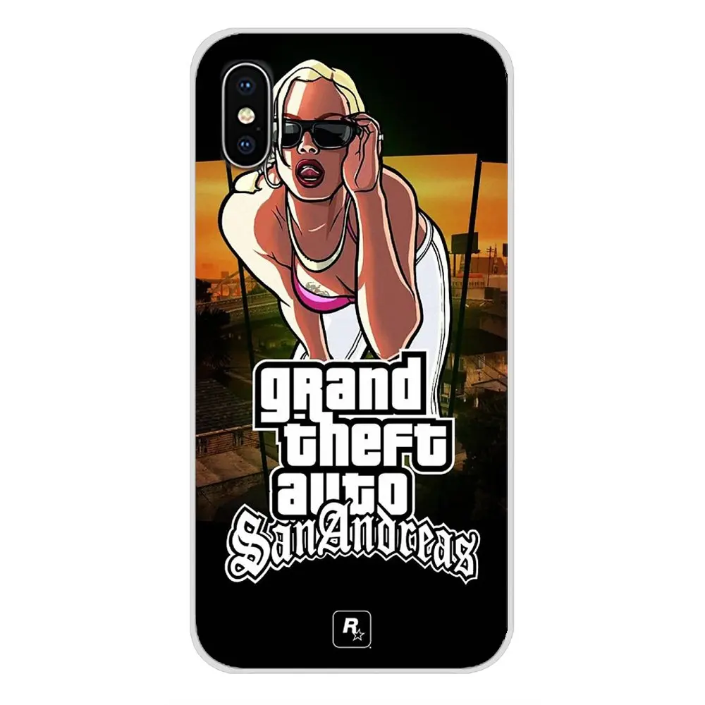 Прозрачные мягкие чехлы для Samsung Galaxy A3 A5 A7 J1 J2 J3 J5 J7 2015 2016 2017 GTA San принтер Grand Theft Auto 5