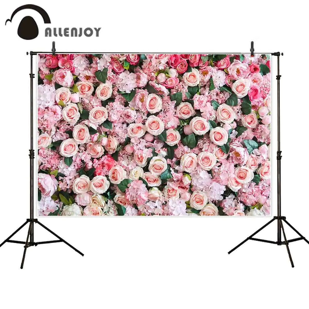 Allenjoy фон для фотосъемки свадьбы Румяна цветы розы стены невесты новорожденного