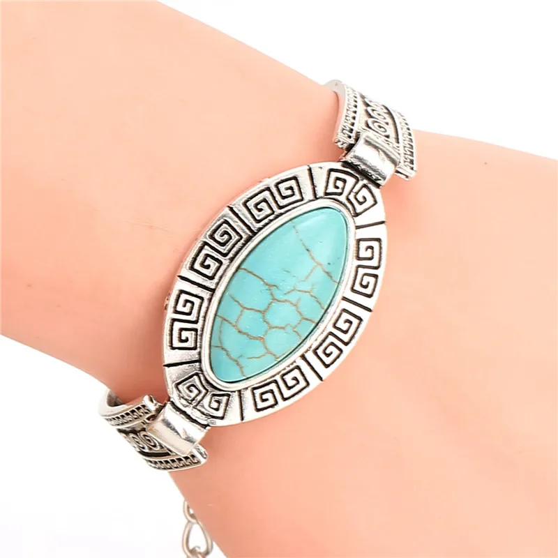 Boho Богемный Цыганский Дешевые Модные ювелирные изделия тибетский серебряный цвет Шарм браслет для мужчин womem