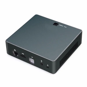 cheapest fanless mini pc intel celeron 1007U 1037U industrial PC with 2RS232 port or 4COM nettop hdmi vga thin client Computer