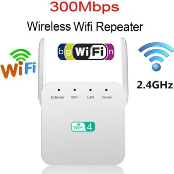 

Wireless Range Extender WIFI Repeater 300Mbps Wifi Extender Long Range Wi fi Signal Amplifier Wi-fi Booster Router wifi adapter