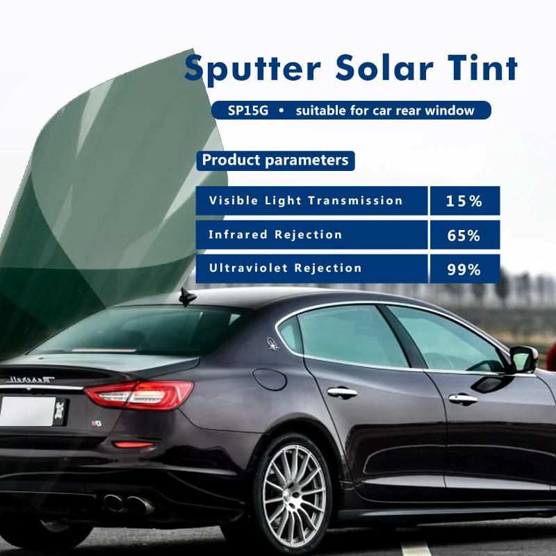 

Sputtering reflective metalized window film for car solar window tinting 60inx10ft(1.52x3m)
