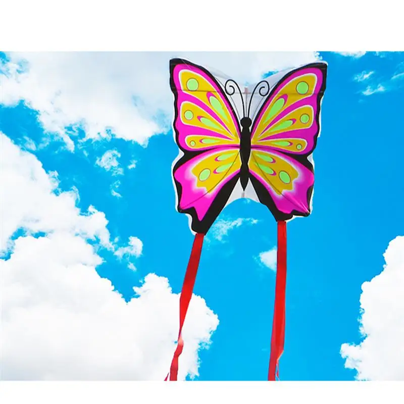 В форме бабочки воздушный змей детей Интерактивные летающие игрушки для активного отдыха игры игрушки(синий или красный