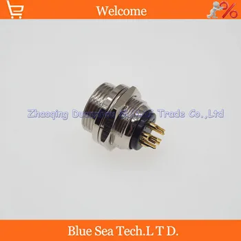 

5 Pin 16mm female Wire Panel Connector,GX16 Plug for aviation,computer ect.reversed assembling type ,circular connector
