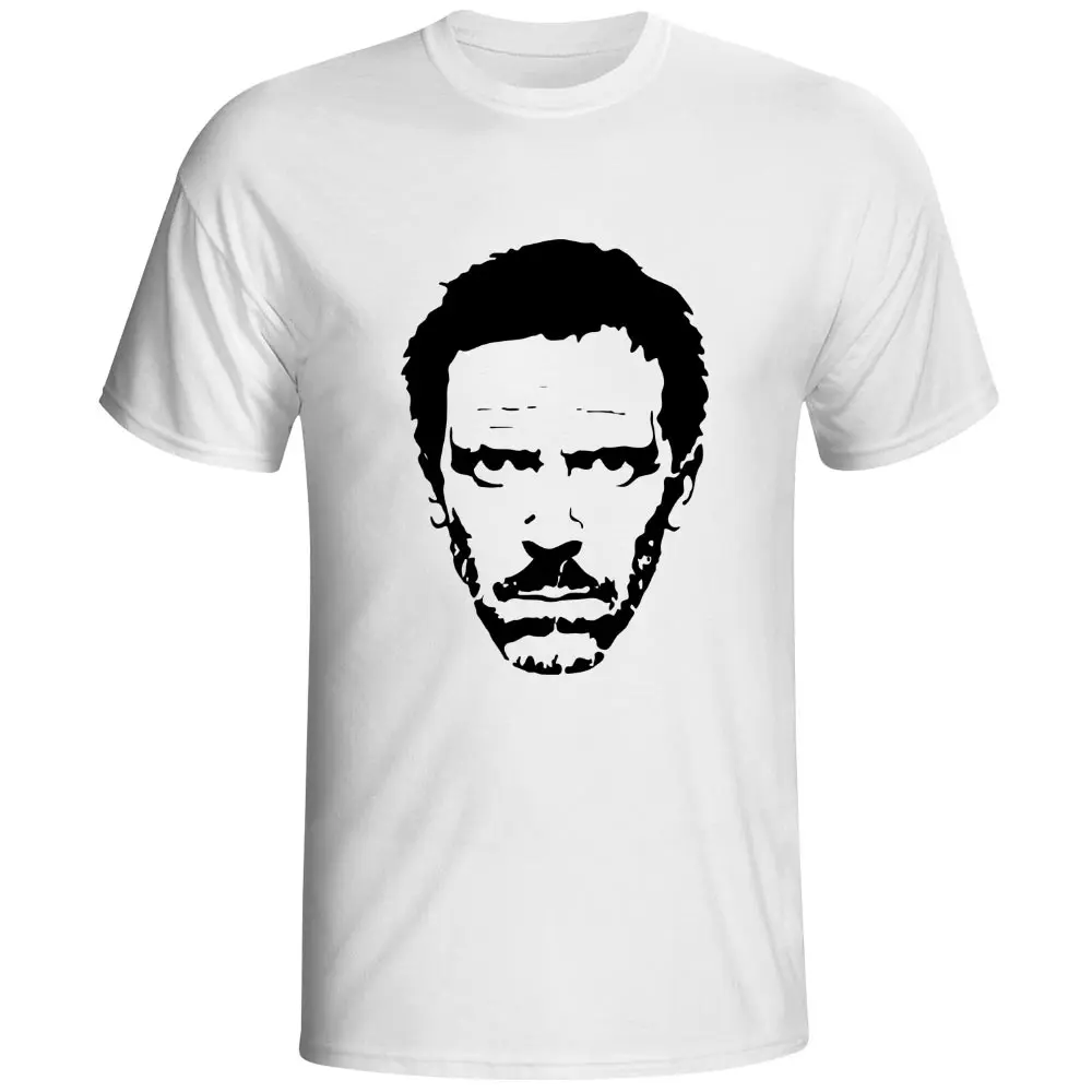 

House M.D. TV Dr. Gregory Design T Shirt House MD Hugh Funny T-shirts Cool Fahion Style Boy Men Short Casual Clothes Tops Tees