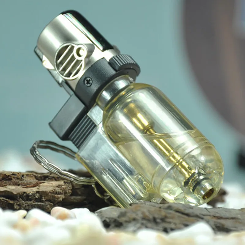 Portable Windproof Gas Torch Cigar Lighter Refillable