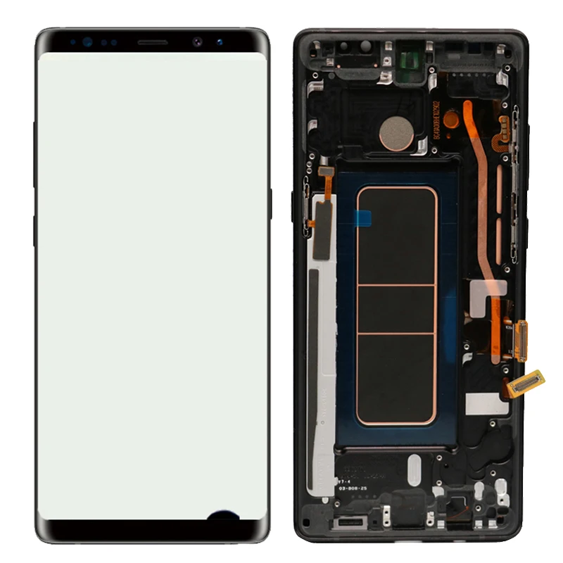 

Tested AMOLED Note 8 LCD For Samsung Galaxy Note 8 N950F LCD Screen Display With Frame Digitizer Assembly Dead Pixel Spot