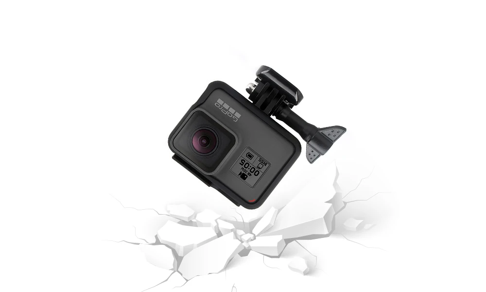 Vamson для Gopro аксессуары защитная рамка чехол задняя крышка корпус крепление Hero7 6 5 черный 7 серебристый/белый VP631