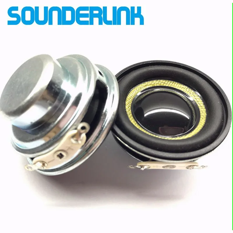 

Sounderlink 2PCS/LOT 1.5 inch 40MM HiFi Full Range frequency audio monitor waterproof Speaker unit raw driver set horn diy