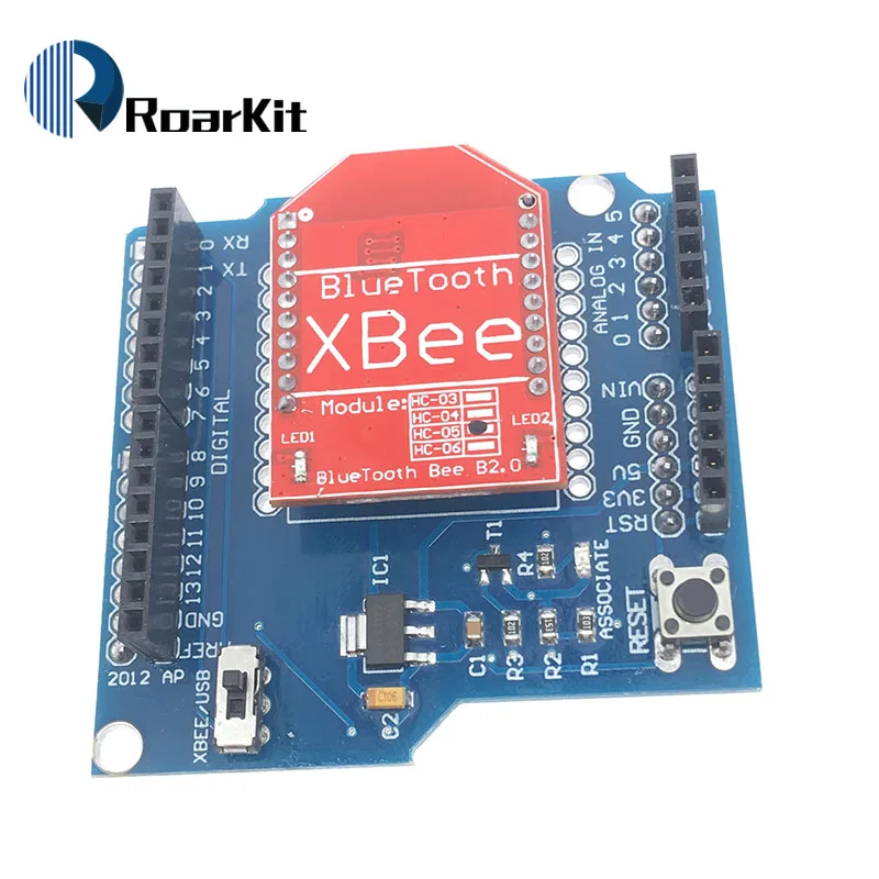 HC-05/HC-06 RF беспроводной Bluetooth Bee V2.0 модуль+ Xbee V03 щит для Arduino