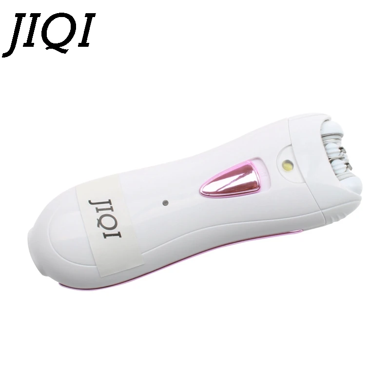 JIQI Depilatory Electric Female Epilator rechargeable Women Hair Removal Facial Body Armpit lady shaver Leg Depilador Depilation
