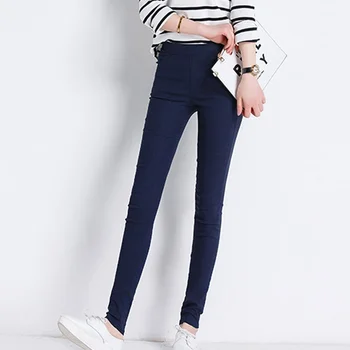 

Women Slim Jeggings Stretch Candy Lady Pencil pantalon femme Trousers Bottoms