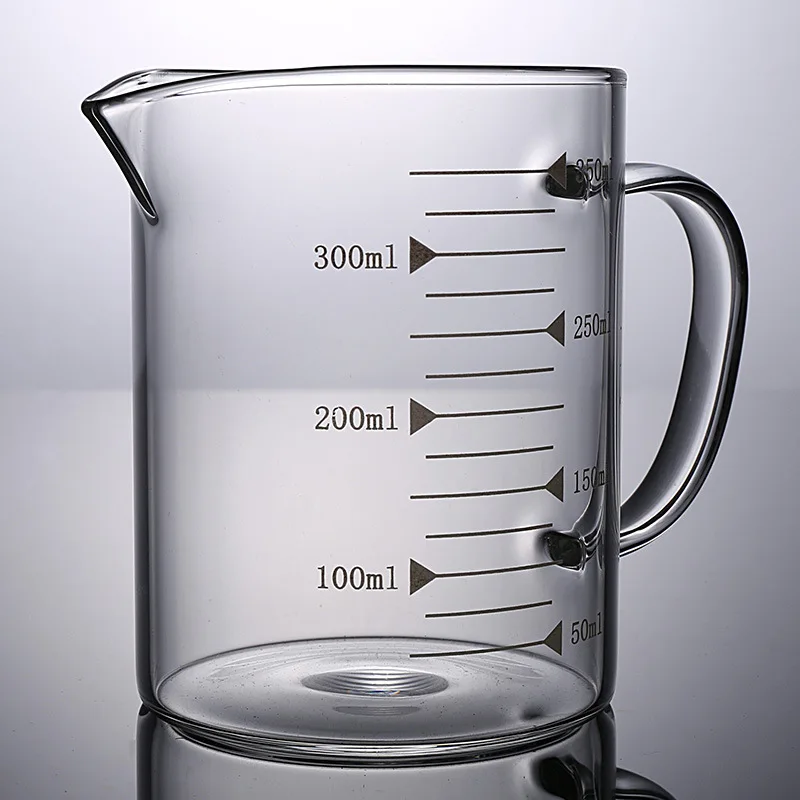 Высокая термостойкая Бытовая выпечка большой емкости градуированная чашка кухня с гравировкой степени количества