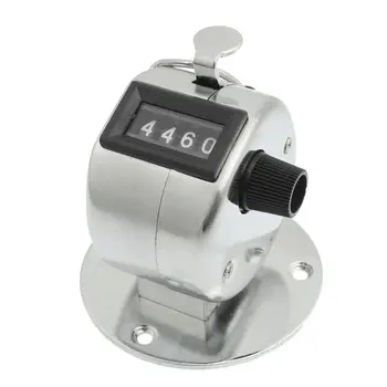 

LHLL-Round Base 4 Digit Manual Hand Tally Mechanical Palm Click Counter