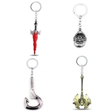 dota 2 keychain pudge toys 2016 New Game Dota2 action figures resin weapons sword Talisman props