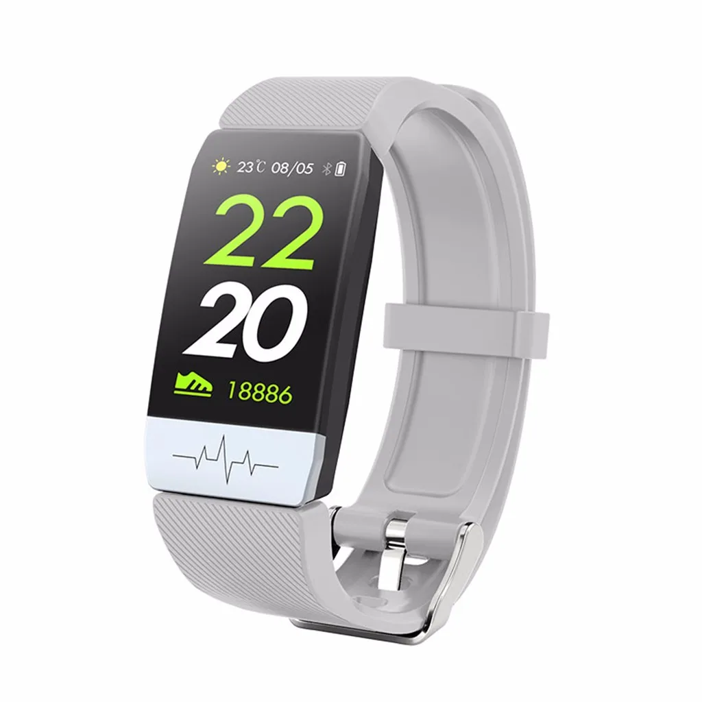 

Smart Watch Heart Rate Monitor Blood Pressure ECG Q1S Sleep Fitness Tracker