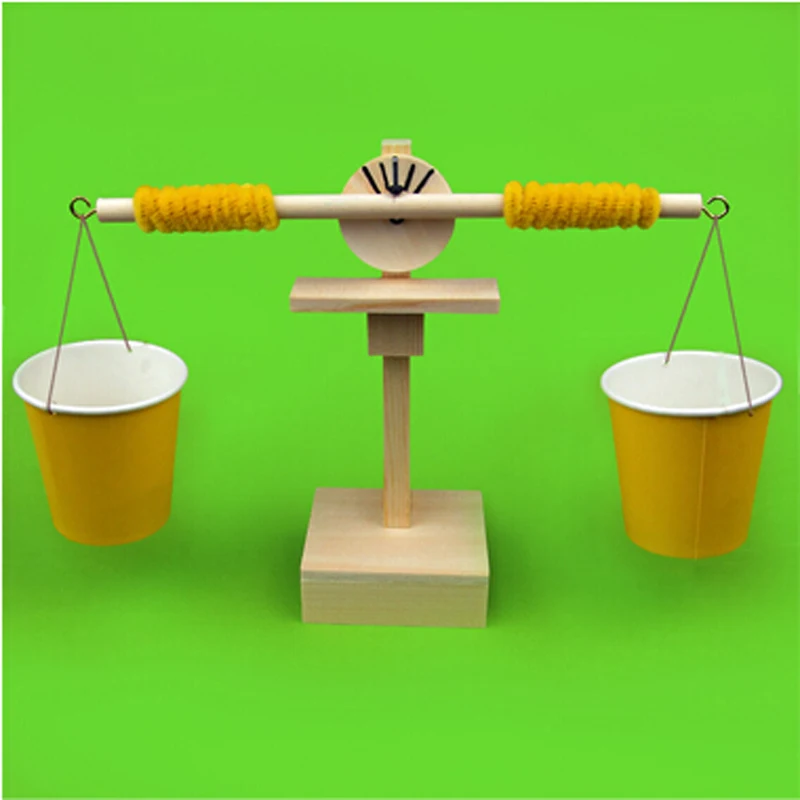 

DIY technology invention Balance that manual assembly model experiment materials Free shipping
