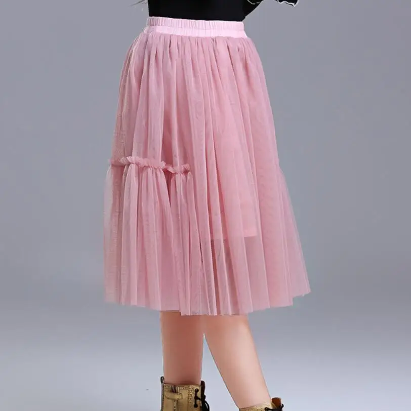 Юбка-пачка для маленьких девочек-подростков детская одежда юбки-пачки для девочек пышная длинная юбка принцессы Детский костюм JW4719
