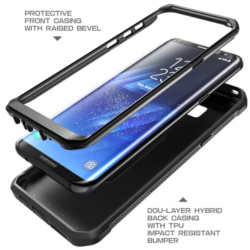 Роскошный противоударный бронированный чехол для Samsung Galaxy S8 Plus S7 S6 мощный