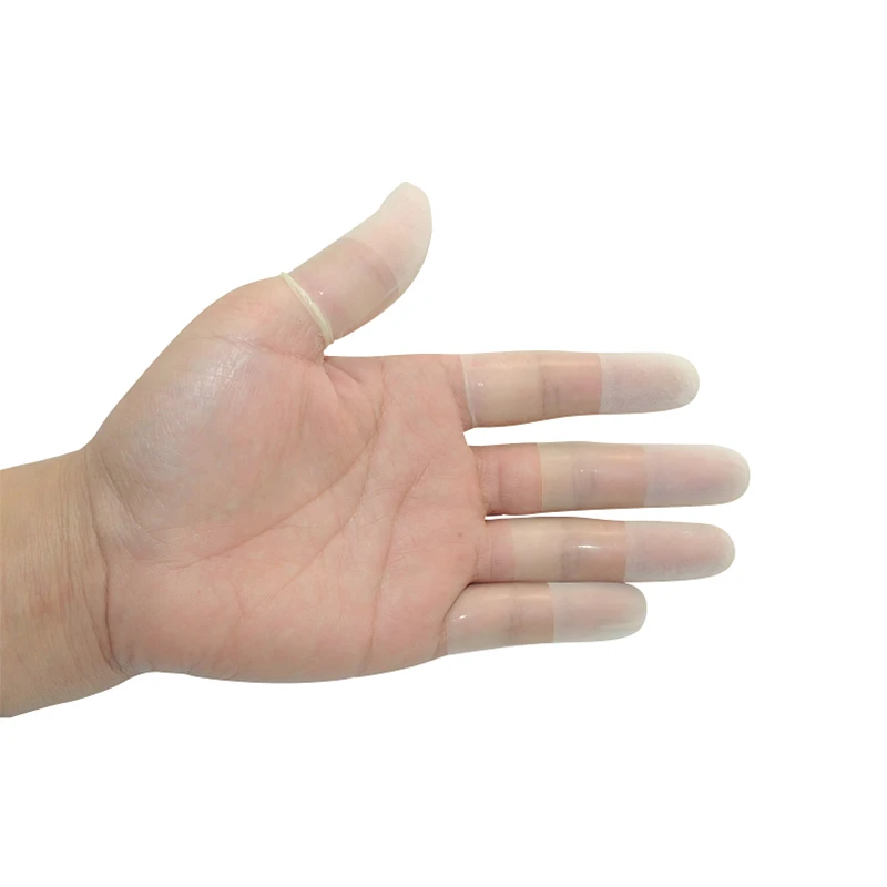 100pcs/Pack Antistatic Latex Work Finger Cots Fingertip Protection
