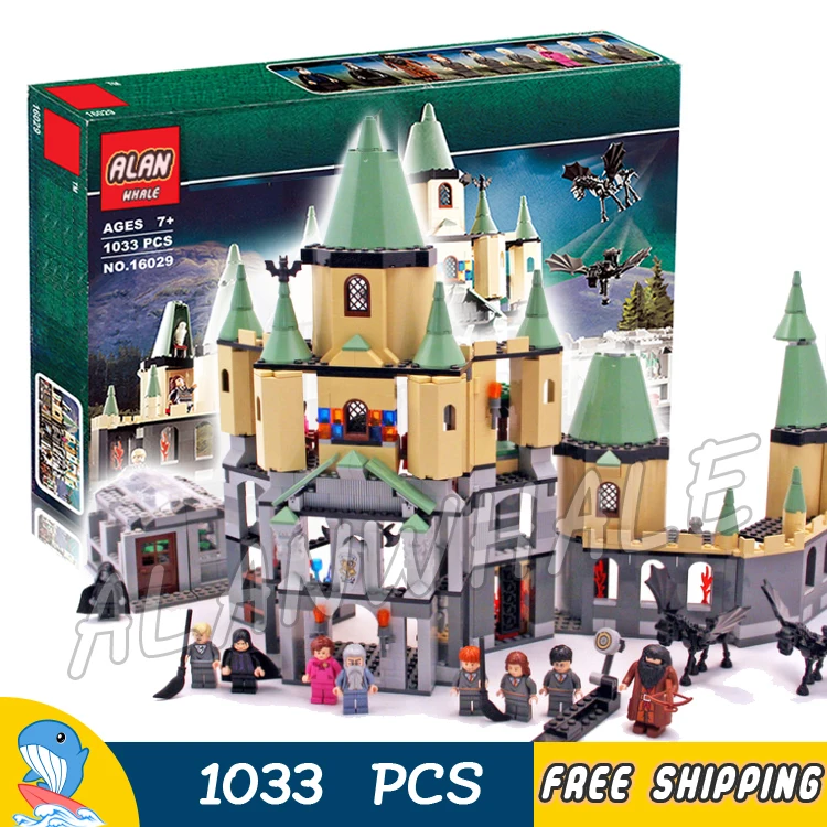 

1033pcs Magic Hogwarts Castles School Phoenix 16029 Model Building Blocks Assemble Toys Bricks Harri Potter Compatible With Lego