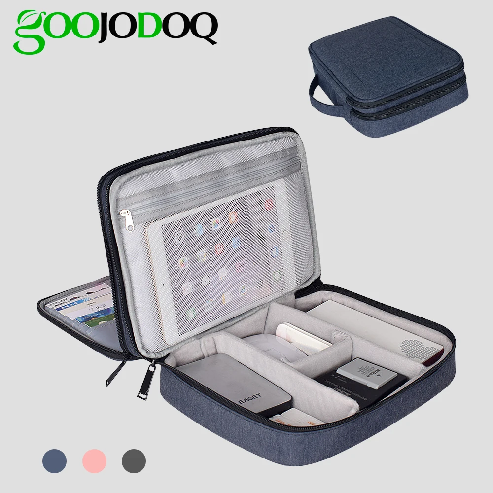 

10.1 Tablet travel Case Portable Transport Bag 10.5 Universal Tablet Case for IPad 10.2 2019 2018 Handbag Double Travel Bag