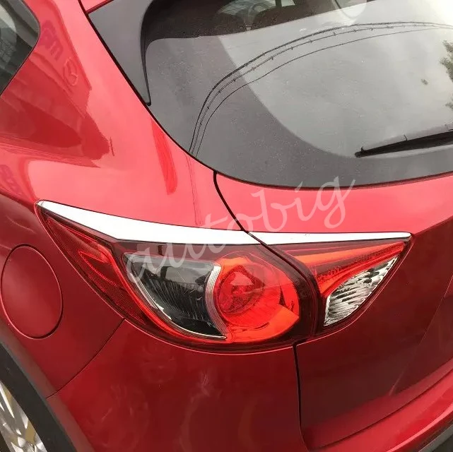 

Taillight Cover FOR Mazda CX-5 2013-2016 CX5 Chrome Tail Light Lamp Trim Molding Car Parts Accessories