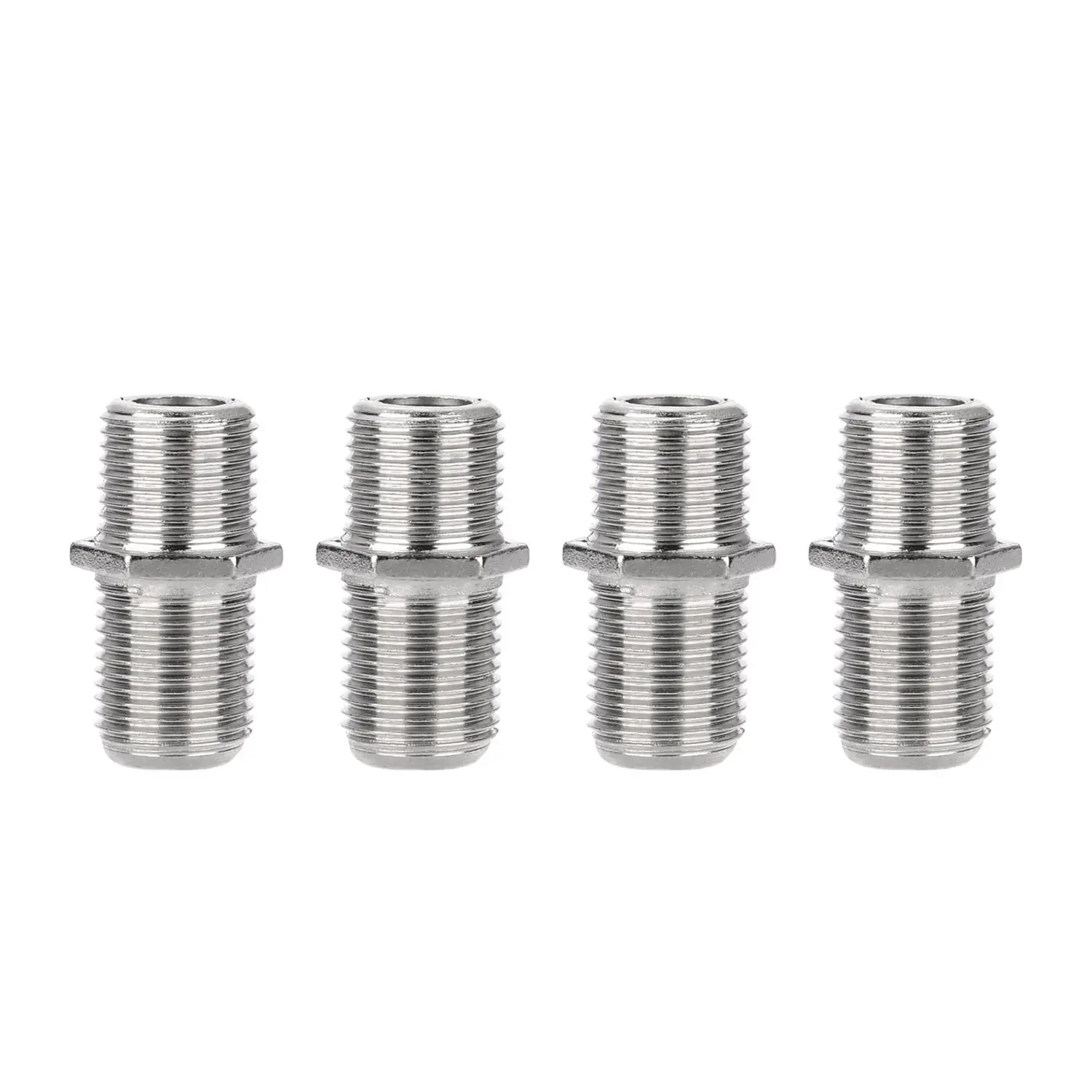 Eightwood RG6 Coassiale Cavo Adattatore di Estensione Cavo Coassiale F Tipo di Connettori per il Collegamento di Due Coassiale Cavi Video, 4 Pack