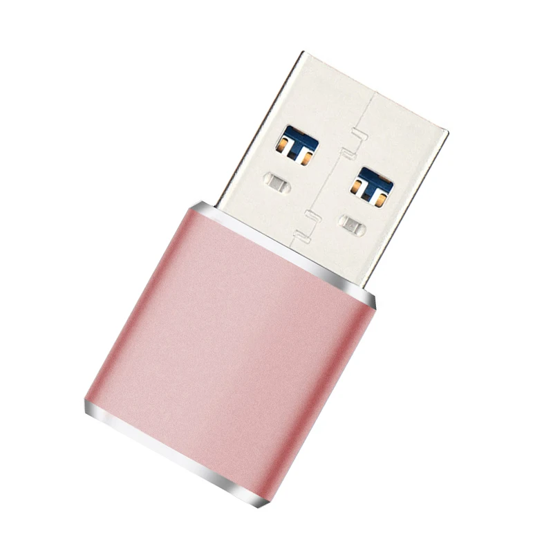 USB 3,0 мини кард-ридер TF OTG Micro кард-ридеры для TF карты Micro SD USB карта адаптер - Цвет: Rose Gold