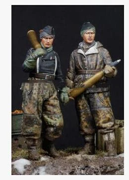 1/35 Scale Unpainted Resin Figure Soldiers 2 figures collection figure | Игрушки и хобби