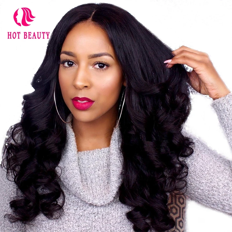 Hot Beauty Hair 360 Lace Frontal Wig Pre Plucked with Baby Hair