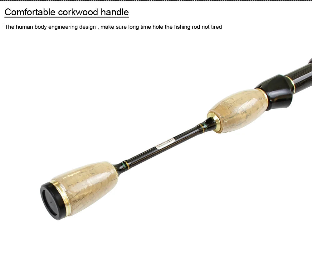 RoseWood Ultra Light Rod 1.8m (602) Ultralight Spinning Rods Casting Fishing Rod Carbon Fiber Lure Pole China 