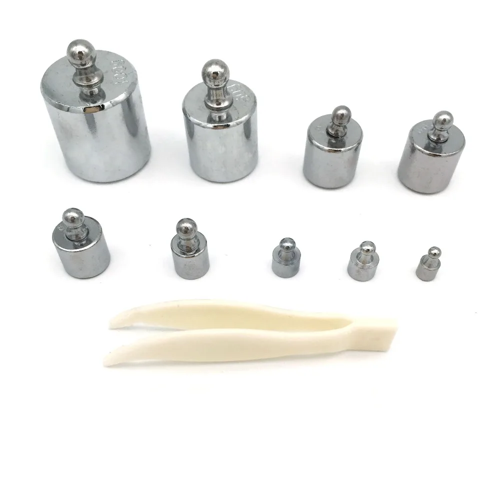 Дешево 17 шт. Набор прецизионных калибровочных весов 10 мг 100 г граммы весы для Мини прецизионных цифровых весовых весов цифровые весы Баланс