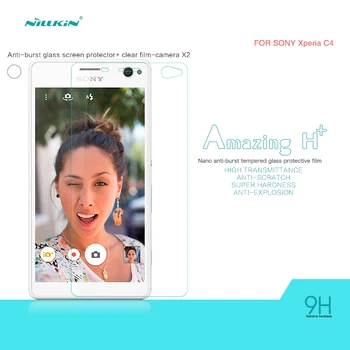 

For Sony Xperia C4 screen protective Nillkin H+0.3 mm Anti-Explose tempered glass screen protector Glass film
