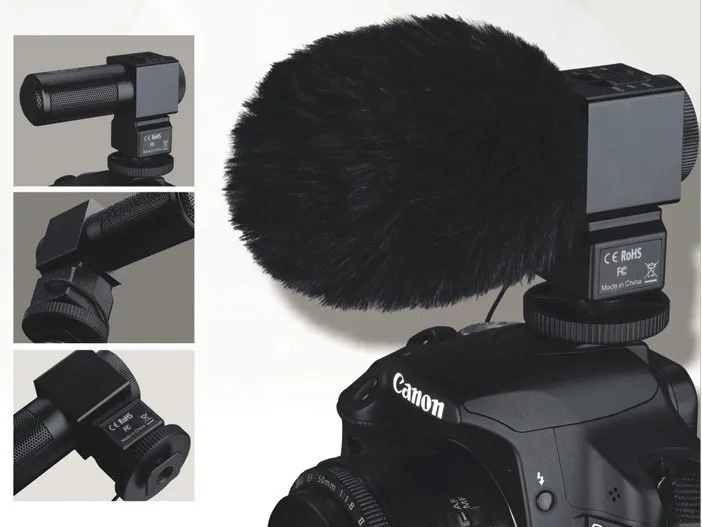 

Hot Takstar sgc-698 Directive Interview Microphone Cardioid Hyper-cardioid Directivity Characteristic For DSLR Camera Camcorder