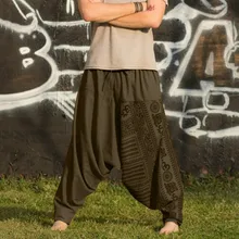 Мужская Уличная одежда в стиле хип-хоп, Длинные повседневные свободные брюки с принтом, большие размеры, штаны-шаровары, штаны для бега, hombre, мужские