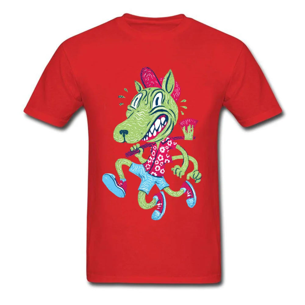 Family Freaky Beast Fashionable Short Sleeve Summer T Shirt New Arrival Round Neck 100% Cotton T Shirt Mens Tshirts Freaky Beast red