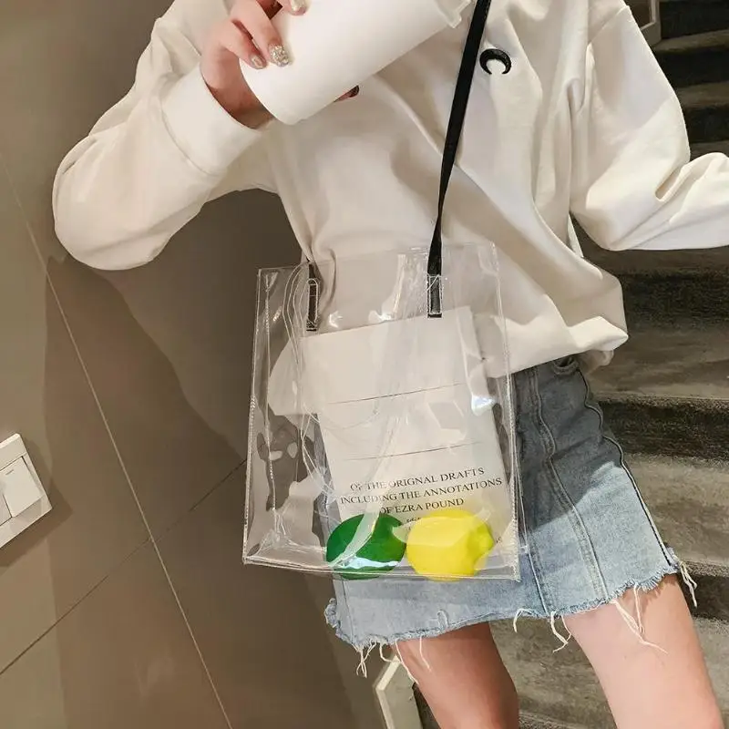 clear pvc bag trend