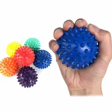 6.5cm PVC Hand Massage Ball PVC Soles Hedgehog Sensory Training Grip the Ball Portable Physiotherapy Ball Catch the Ball